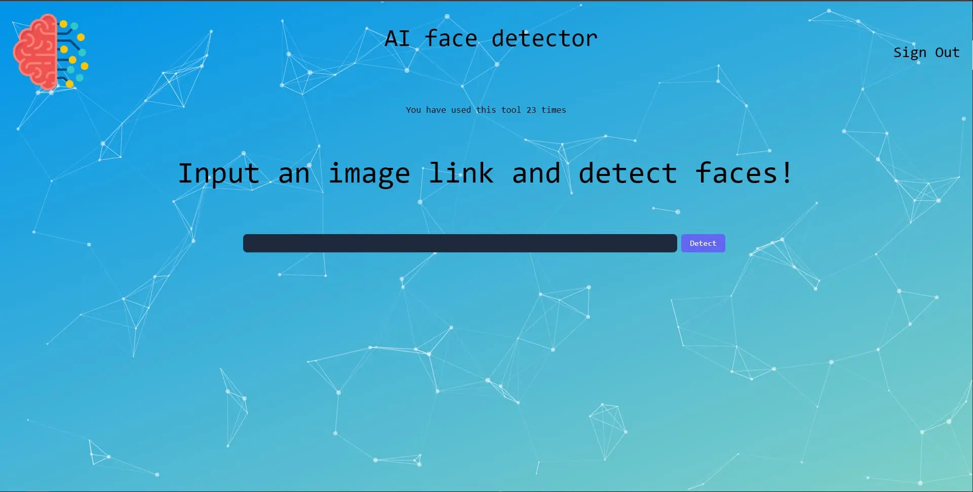 Face Detection WebApp