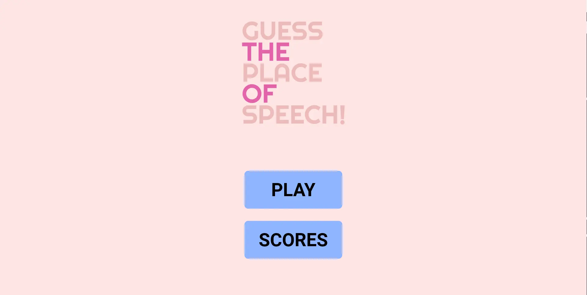 Place of Speech Trainer